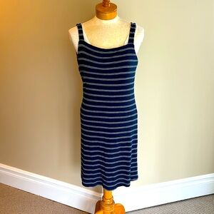 RVCA navy and white knit dress